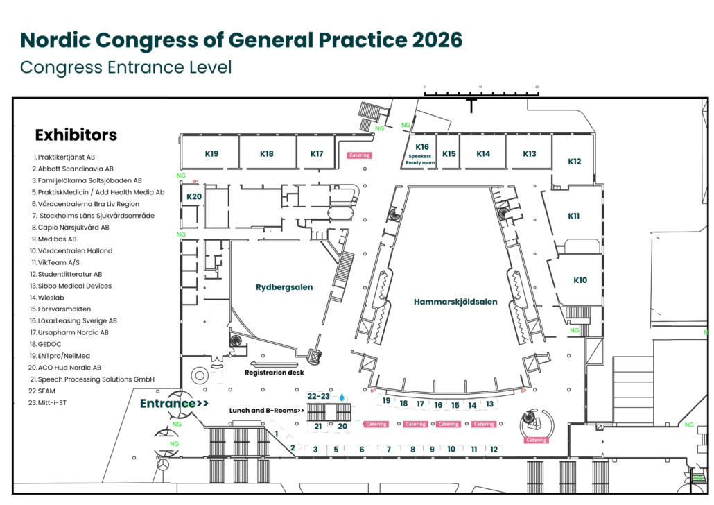 NCGP 2026, Floorplan Exhibition Entrence - Large NCGP 2026, Exhibition Entrence Level