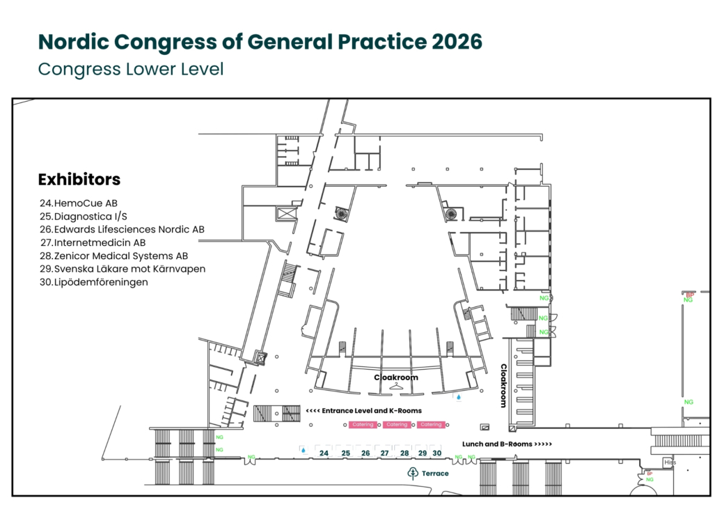 NCGP 2026, Floorplan ExhibitionCongress Lower Level - Large NCGP 2026, Congress Lower Level